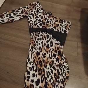 cheetah print dress